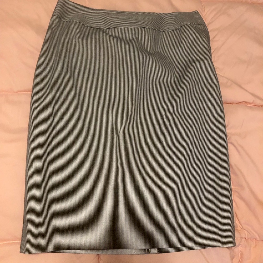 Halogen pinstripe skirt